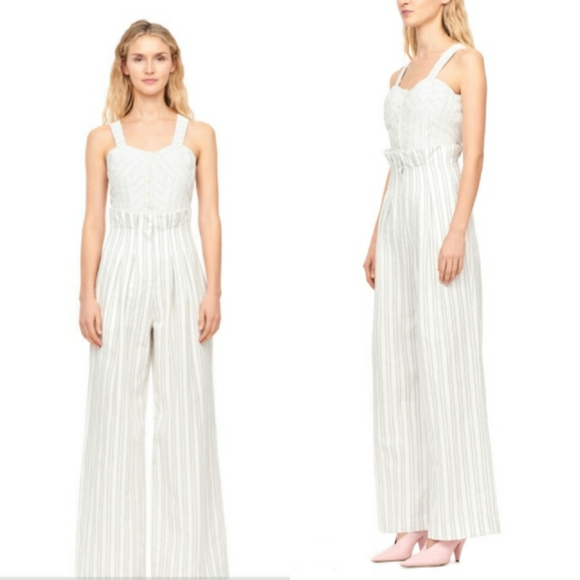 Rebecca Taylor Corset & High Waisted Linen Set - Picture 4 of 4